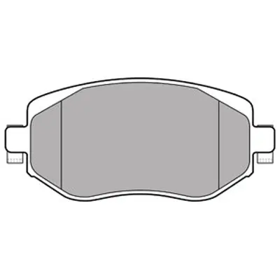 DELPHI  LP3306 Ön Fren Balatasi Renault Megane Iv 15> (Tüm Mot... 410603407R 182292 223975 MDB3986 GDB2175 172408 LP3306 6121758 2261001 P68068