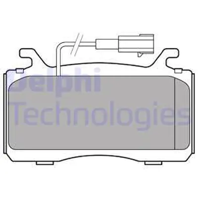 DELPHI  LP3310 Fren Balatasi Ön Alfa Romeo Giulia 15> Stelvio ... 68317355AA 50000250 175922 500250 BP3833 77367677 6262070 116228 1309 CBP12461