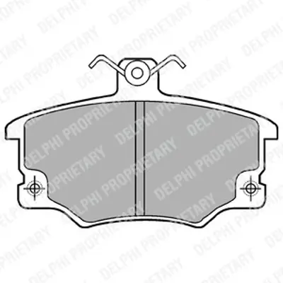 DELPHI  LP459 Ön Fren Balatasi Fiat Tempra-Tipo-Uno-Punto Alfa R... 5892601 5892728 5892481 793355 PA410 ADB4129 LP1444 CBP4129 793470 9614