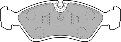 DELPHI  LP585 Ön Balata Astra F (91-98) Calibra-Omega-Vectra A 1... 1605089 13046070522 P59017 16339 ADG04204 90496734 1605789 40916030 T1082 363700459017