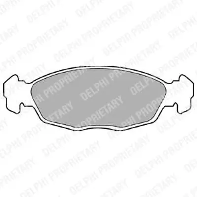DELPHI  LP702 Ön Balata Astra F-Corsa A B -Vectra A-Tigra-(94-00... PA906MK 1605087 205471701 P293320 5009906 571492X PP0314AF 11046148 90421736 571492S