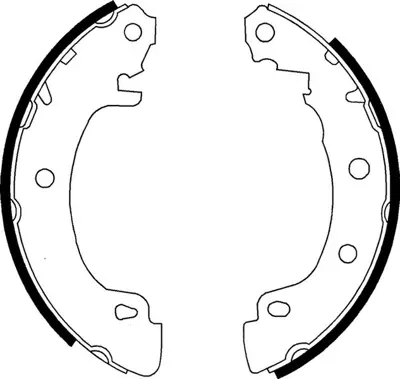 DELPHI  LS1724 Arka Pabuç Balata Renault Megane 96> 1.4-1.6 1.... 7701204835 362320 7170 H9110 DPB1017 FBS615 3052050193 986BB3539 FMK451 204114153