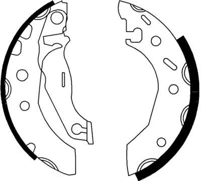 DELPHI  LS1728 Fren Pabucu Arka Ford Escort. Fiesta. Fiesta Van. ... 109901007 301315 362386J 363614112210 363614212210 562635 7140421001 7175 91048800 986487553 ADM54134 BAE5004 BB1222A1 FSB543 GS8611 M740 OPK411 S24529