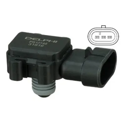 DELPHI  PS10148 Map Sensörü (Basinç Sensörü) Astra G-Combo C-Corsa... 97501 1247049 84233 1993024 PS1008611B1 16235939 103024 6PP009400431 XMAP530 PS10148