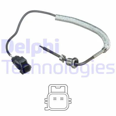 DELPHI  TS30108 Egzoz Sicaklik Sensörü Volvo C70 06>14 S40 06-Amp;G... 31370465 30713642 31293032 82194 V95720071 2910000978200 27320036 638573 70682603 30SKV096