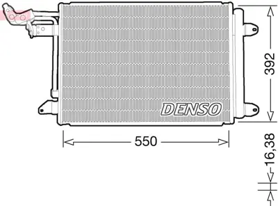 DENSO  DCN32032 Klima Kondenseri A3-Leon-Toledo-Octavia-Caddy Iii-... 1K0820411E 1K0820411N 53240 dcn32002 F453240 1K0820411D 1K0820411F 94684 1K0820411P VW5209