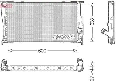DENSO  DRM05003 Motor Su Radyatoru Bmw N54 N55 N20 E82 E84 E88 E89... BM024R006A 17117547059 107534 BW2542 59210 8MK376792263 DRM05003 70824283 8MK376792261 M0050840