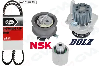 GVA 59WPK7574G Devirdaimli Triger Seti T5-Caddy-Passat-Jetta-Golf... 038198119A 038198119C 038198119G