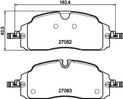 İthal  DB331-176 On Fren Balatasi Yeni Transit Custom V710e 23> ... KTPZ312K021AC 2717802