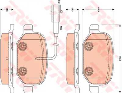TRW  GDB1881 Arka Fren Balatasi Alfa Romeo Mito 09> Fiat Lin... 71770108 8223232 FDB4692 P627302 5P1661 2351705 363916060687 T3136 SBB2772 13046027632