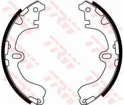 TRW  GS8291 Arka Pabuç Balata Corolla 1.3-1.6-1.8 D (92-02) 044951224 0449512171 0449512091