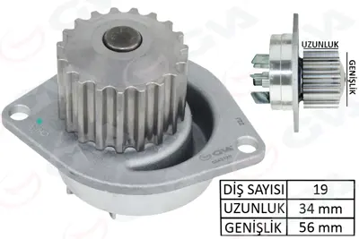 GVA 5243125 Devirdaim 106-206-307-C2-C3-C4-Saxo-Xsara-Berlingo-Partner 1.6 16v-Dfm Succe 1.6 16v (09-13)(Tu5jp4) 1201A2 506595 WP6030 19068 8MP376800471 WP1105 854915 240683 1600 2011A21