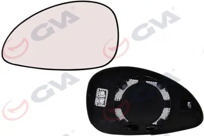 GVA 1150111 Ayna Cami Elektrikli Isitmali Sol Citroen C4 (04-10) (Konveks) Vm-503ghl 8151HL 30501171 6432855 8151JK 970838 L0572 509G05 4072026 10633832 388CTG097HB