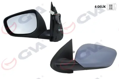 GVA 1043383 Diş Dikiz Aynasi Sol C-Elysee-301 13> Elektrikli+isitmali+astarli+konveks  5 Fiş Vm-512ehpsr 1609064880 98005089XT 6125871 6139871 1609065080 CI5007204 6343871 984805 6127883 984841