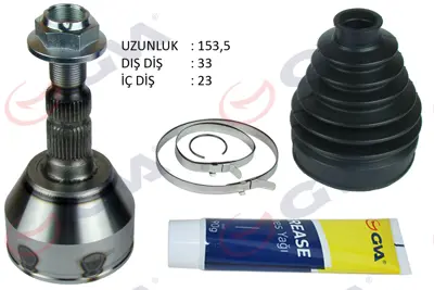 GVA 4490020K Aks Kafasi Diş Astra K 15>22 1.4 B14xfl-Xft 1.6 B16dth-B16sht (Otomatik) (33x23x52.5) 153.5mm 13367065 306893 36714 202393 50841 95522359 13420981 13367066 13420982 13462049