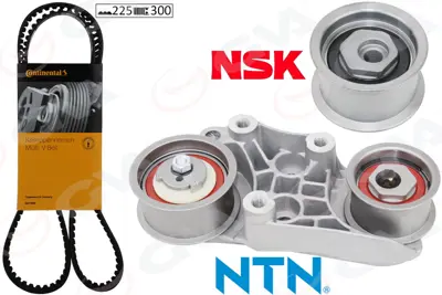 GVA 59T9059 Eksantrik Gergi Kiti (225x300) Vectra A-B 2.5 V6 (92-00) Omega B 2.5 V6-3.0 V6 (94-01) (K015453xs) 636671 636385 530014810 VKMA05500 90570844 9202578 CT884K1 KD45323 F904342V 5636420
