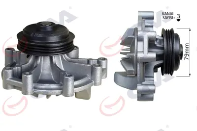 GVA 5227131 Devirdaim Boxer-Ducato-Jumper 2.5 Td Ym 96=> E111658 20011A51 1201A5 MB5508 860028006 CP338000P FWP1742 EWP159 QCP3376 PA684