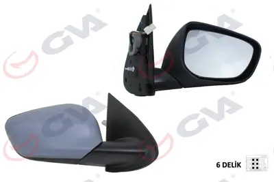 GVA 1043382 Diş Dikiz Aynasi Sağ C-Elysee-301 13> Elektrikli+isitmali+sensörlü+astarli+konveks  Vm-512ehpsr 1609064580 1609064980 6140871 6126871 98005091XT