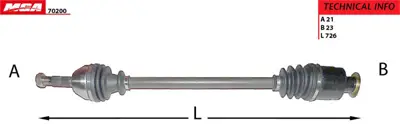 MGA 70200 Aks Mılı Kompler9 R11  7700102130 7700103146 7700112557 7700691949 7700743077 7700747829 7700747830 7700752368 7700753328 7700766819