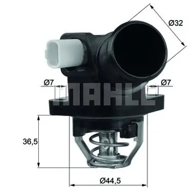 BEHR MAHLE TM32.103 (X)termostat (Komple) (103c)  (Müşürlü) P206- 1.4i... 1336Z2 TM32103 9650926280 QTH652K 8192713 421150351 94713 4006176 350395A TH386103G1