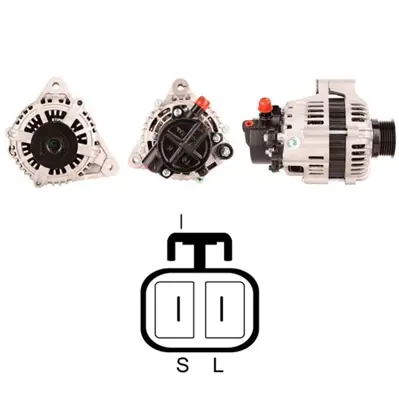 GENON 6043 12v 120 Amp Hyundai Elenta-Santa Fe-Tucson 2.0 Crd... 37300 27010