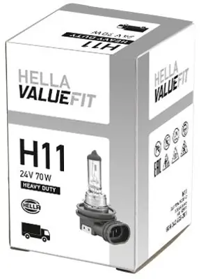 HELLA 8GH242632281 Ampul  H11  24 V  70w 8GH242632281