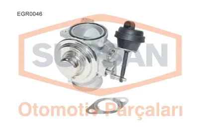 SUPSAN EGR0046 Egr Valfi Vw Passat 1.9 Tdi (Avb-Ajm-Atj-Slt) 038131501G