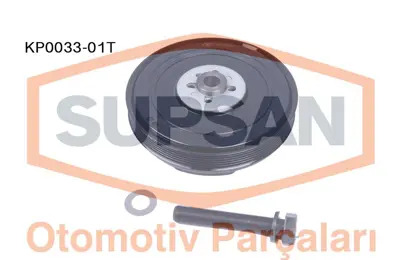 SUPSAN KP0033-01T Krank Kasnaği Transporter T4-Volt Lt35 2.4d-2.5 Td... 074105251T 074105251AC