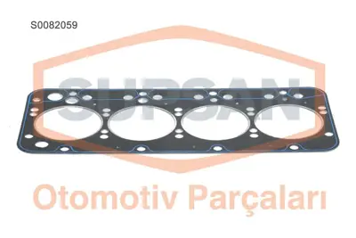 SUPSAN S0082059 Conta Silindir Kapak Fiat Traktör 640 4 Silindir 4690351 1909276 D31302 24245001 1940044 D3130200 99442636 4846874 3002770400 98431960