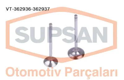 SUPSAN VT-362936-36293 Supap Takim Toyota Yaris 1.3-1.5 16v Eng.(1nz-Fe/1... 1371121010 R6074SNT 11017002 VL126500 2241 3277 V991885 IV711009 711009 V94134