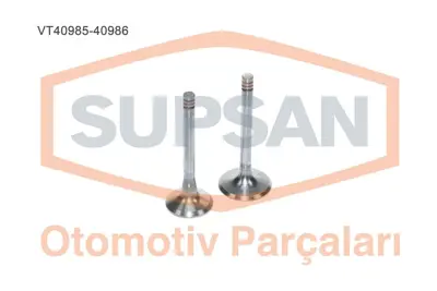 SUPSAN VT40985-40986 Subap Emme-Egzoz Golf I-Ii-Iii-Iv 1.6-Jetta Ii 1.6... 035109601K 026109611A