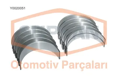 SUPSAN Y0020051 Yatak Ana Fiat Traktör 640 4 Silindir 2995992 1901803 2996969 5006013958 2991501 1901806 724550STD 724547STD 1909459 1901807