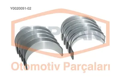 SUPSAN Y0020051-02 Yatak Ana Fiat Traktör 640 4 Silindir 2995992 1901803 2996969 5006013958 2991501 1901806 724550STD 724547STD 1909459 1901807