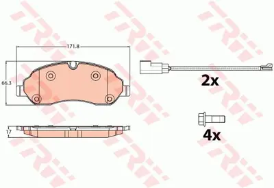 TRW GDB2117 On Fren Balatasi Yeni Transit -Nbsp;V363 Ttg 14> (Çi... BK312K021AD BK312K021AB 573438J MBP1810PD 6981 142217 AN7079KE 2203401 BK312K021AC 603875