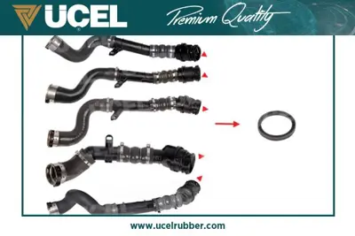 ÜÇEL 16060 Turbo Borusu Contasi 144600835R 144607607R 1446000Q1D 144604343R 144606171R 144608356R 8201316998 144601524R 144606189R 8201313260