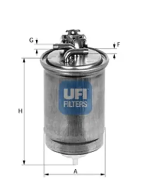 UFI 2443000 Yakit Filtresi 450906334 CFF100458 FCS478 H143WK HDF519 PP8396 S4430NR