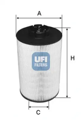 UFI 2603900 Yakit Filtresi E416KPD36 F026402070 PE996 S6039NE