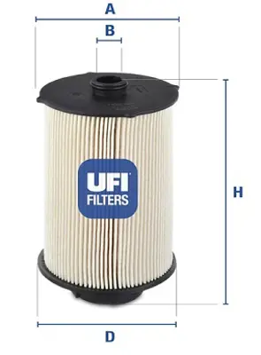 UFI 2604300 Yakit Filtresi E128KPD302 S6043NE