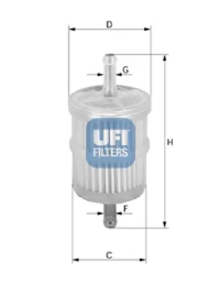 UFI 3100100 Yakit Filtresi 4068 EP57 EP58 GF20 PS822 PS881 S7000B