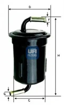 UFI 3171500 Yakit Filtresi 450905983 PP8901 S1715B