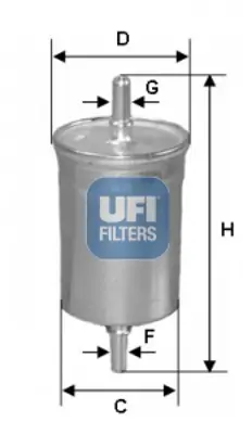 UFI 3174003 Yakit Filtresi S3740B