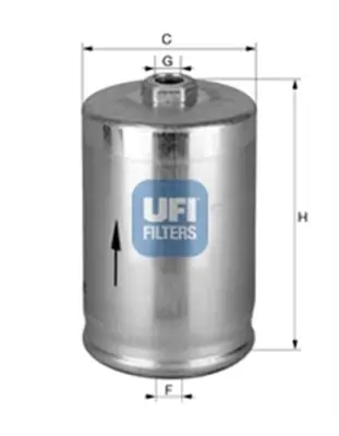 UFI 3174800 Yakit Filtresi Passat (90-05)-A6 (Wk725) 441201511C 156711 FF01224 71736107 450905064 450905231 34139030 431133511D 7574020 60506968
