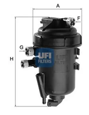 UFI 5511401 Yakit Filtresi S1141GC