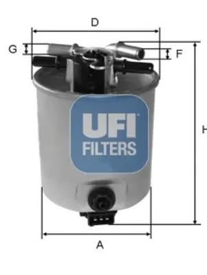 UFI 5539300 Yakit Filtresi Dacia Logan 04>logan Mcv 05> ... 7701066680 7701064241 FP5797 8200619855 8200510750 HDF583 KL40417 P10292 8200550973 F026402019