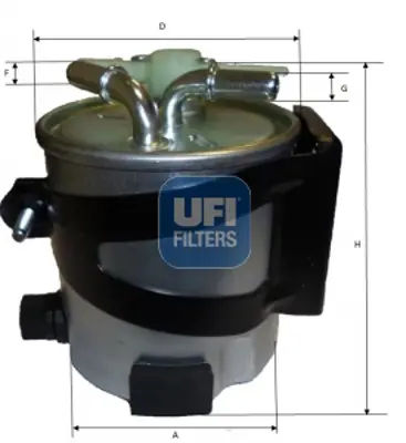 UFI 5541800 Yakit Filtresi Megane Ii 02> Scenic Ii 02> 1... 7701062436 8200506051 FP5877 F026402061 PP9806 HDF577 CFF100496 5541800 FK769 QFF0073