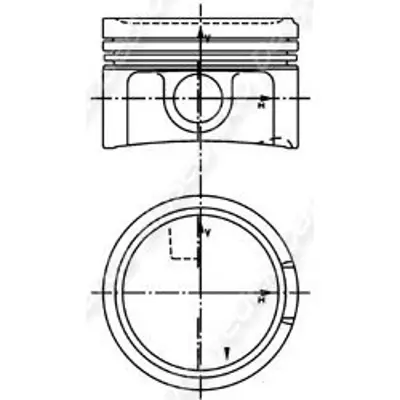 YENMAK 31-04342-025 Motor Piston-Segman (0.25) A3-A4-A5-Cc-Passat 1.8 ... 732K05700
