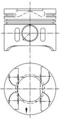 YENMAK 31-04718-001 Motor Piston-Segman 0.01 C200 Cdi-E220 Cd-E200 Cdi... 6110301417 6110301217 A6110301217 A6110301417 A6120300417 6120300417 6110301317 6110300717 A6110301117 110613