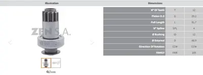 ZEN 2005 12 Dis Audi Q3-Skoda Superb-Vw Passat-Tiguan-Trans... TS18ER21 SD3077 196045 595622 200399 TS18ER121 S3096 458389 438225 UD809437VALEOSD