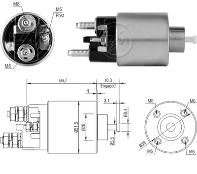 ZM 8995 12v Citroen Berlingo-C1-2-3-4-5-Ds3-4-Jumpy-Nemo-X... M0T21471 M0T22471 239517 M000T22471 M0T20871 SAR350250 22037520BN 22037520 CAR35025 M0T21471ARMATURE