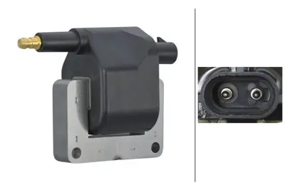 HELLA  5DA358168711 Ateşleme Bobini 2-Kutuplu Dodge-Jeep 4797293 IIS242 GN10172 48204 5234610 U1086 53008068 CC09 5234210 8010567